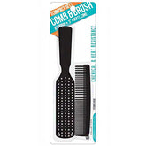 Stella Collection #2458 8\" Brush & 5\" Pocket Comb Compact Set